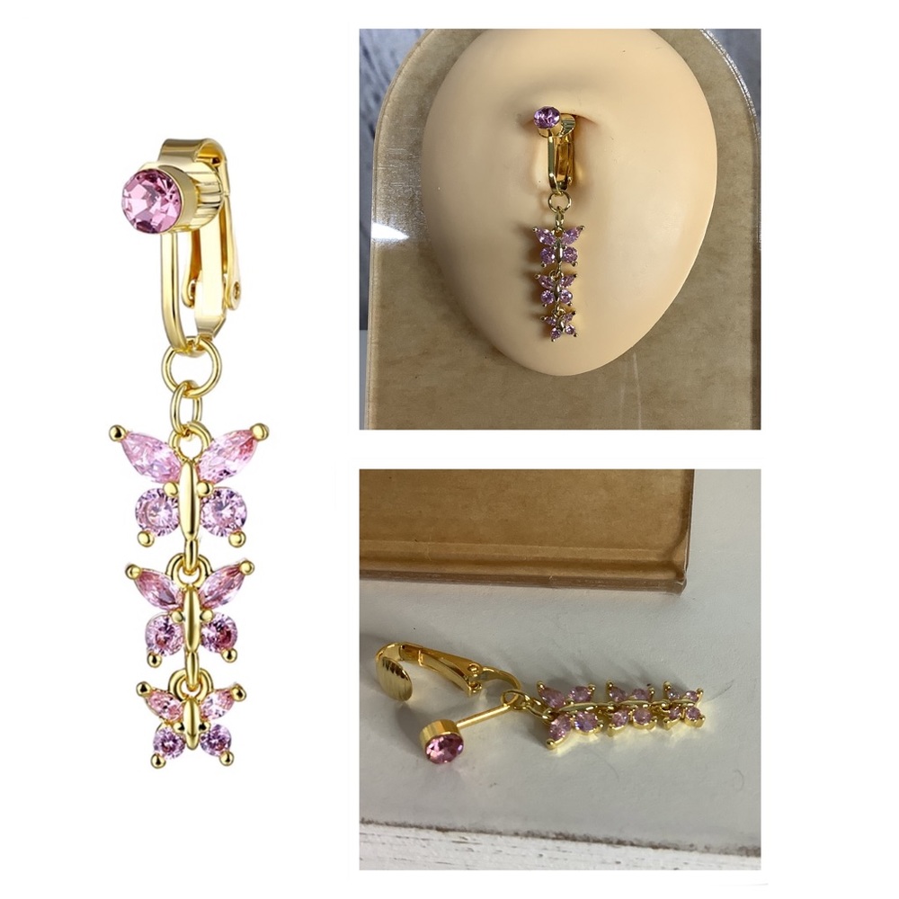 Clip-On Belly Button Ring